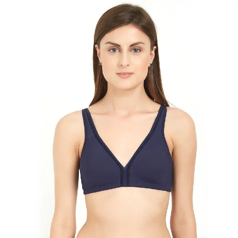 Medium Coverage Non Padded Non Wired Bra CB-327 Sexy Mesh Bra