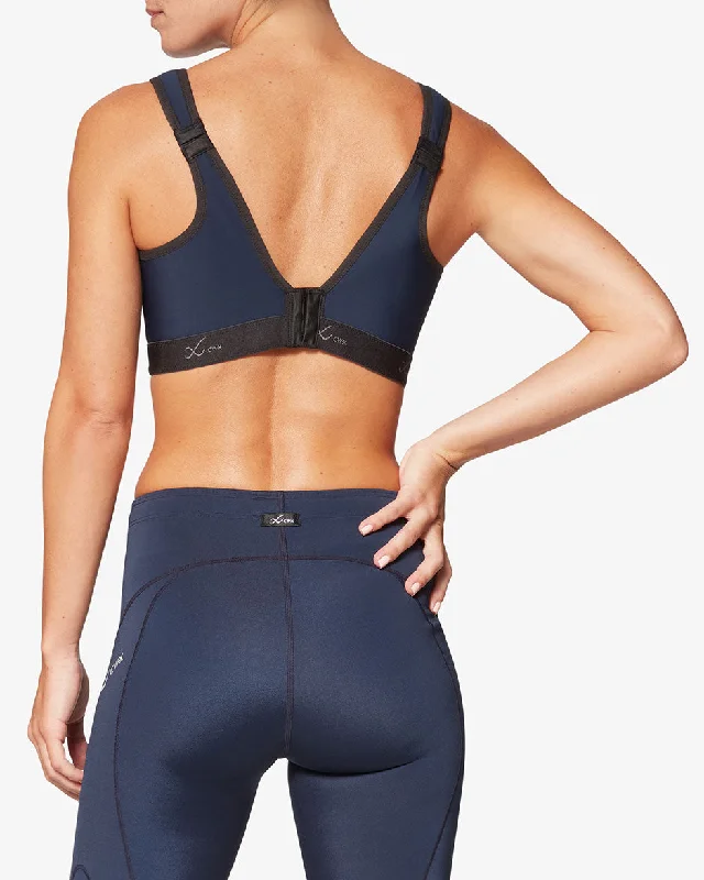 Stabilyx High Impact Sports Bra: True Navy Wireless Lace Bra