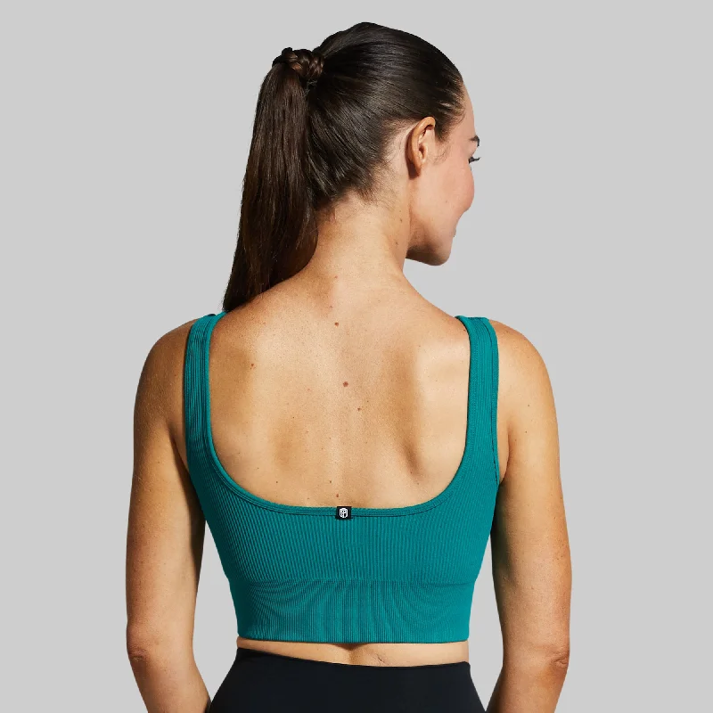 Studio Sports Bra (Emerald) Soft Support Bra