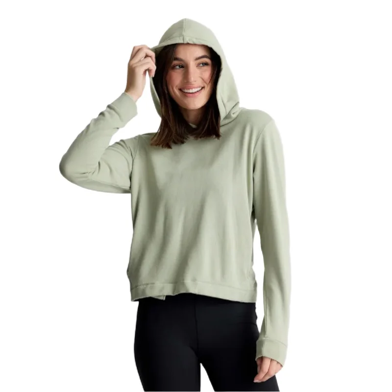 Bamboo Lightweight Fleece Cropped Hoodie Oversized Hoodie Comfort Casual