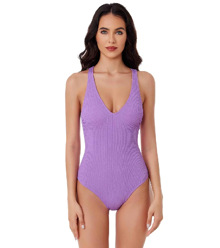 BCA by Rebecca Virtue Women's Textured Scoop Front One Piece Swimsuit Casual Swim Dress BCA by Rebecca Virtue Women's Textured Scoop Front One Piece Swimsuit Casual Swim Dress