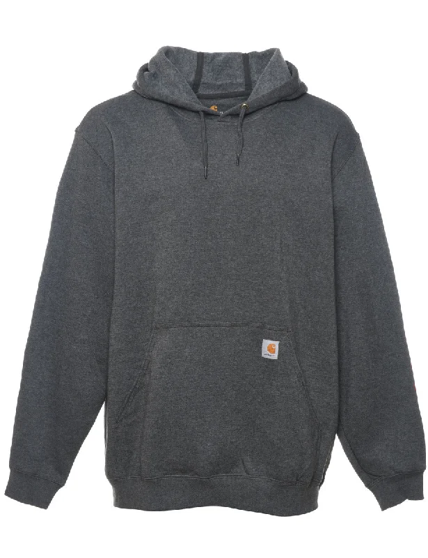 Carhartt Hooded Sweatshirt - XL Hoodie with Hem Detail Decorative Unique