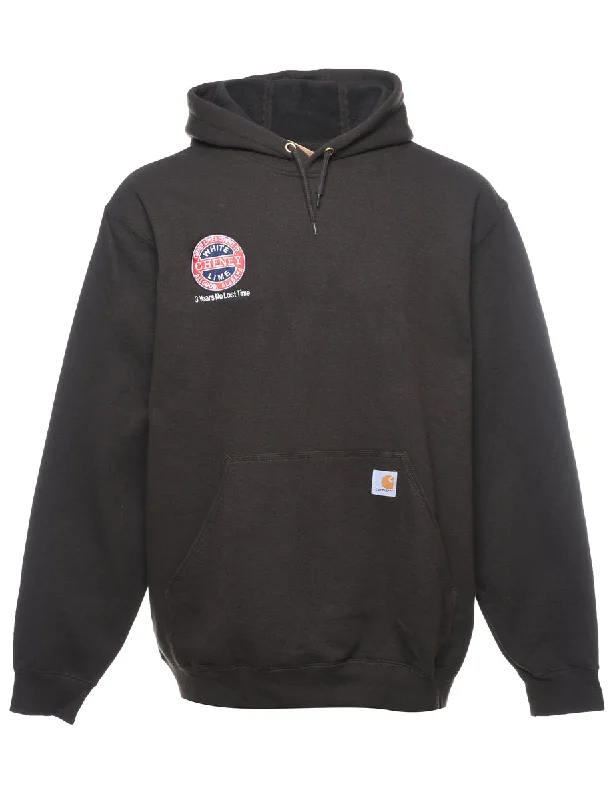 Carhartt Printed Hoodie - XL Cotton Hoodie Fleece Lining Warmth