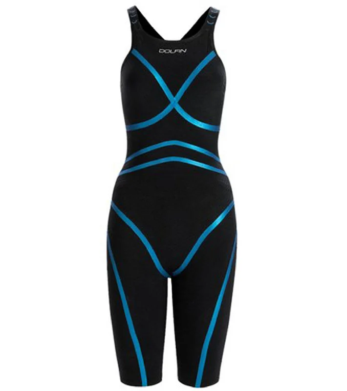 Dolfin Women's Lightstrike Bonded Open Back, Regular Torso,Tight Leg, Tech Suit Swimsuit Black Strappy Back Bikini Dolfin Women's Lightstrike Bonded Open Back, Regular Torso,Tight Leg, Tech Suit Swimsuit Black Strappy Back Bikini