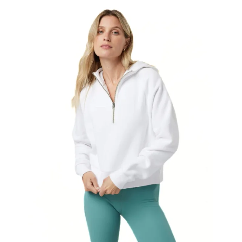 Restore Half Zip Hoodie Hoodie with Back Slit Movement Comfort