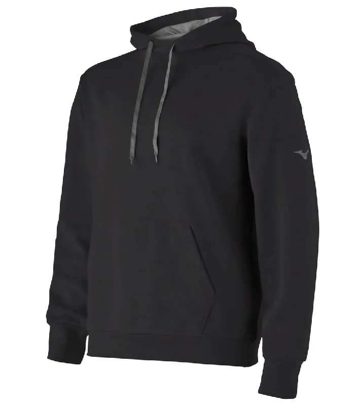 Mizuno Youth Challenger Hoodie Black Hoodie with Turtle Neck Cozy Winter