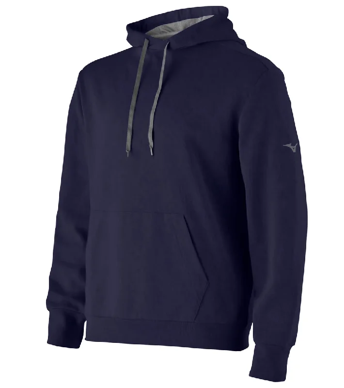 Mizuno Youth Challenger Hoodie Navy Hoodie with Turtle Neck Cozy Winter