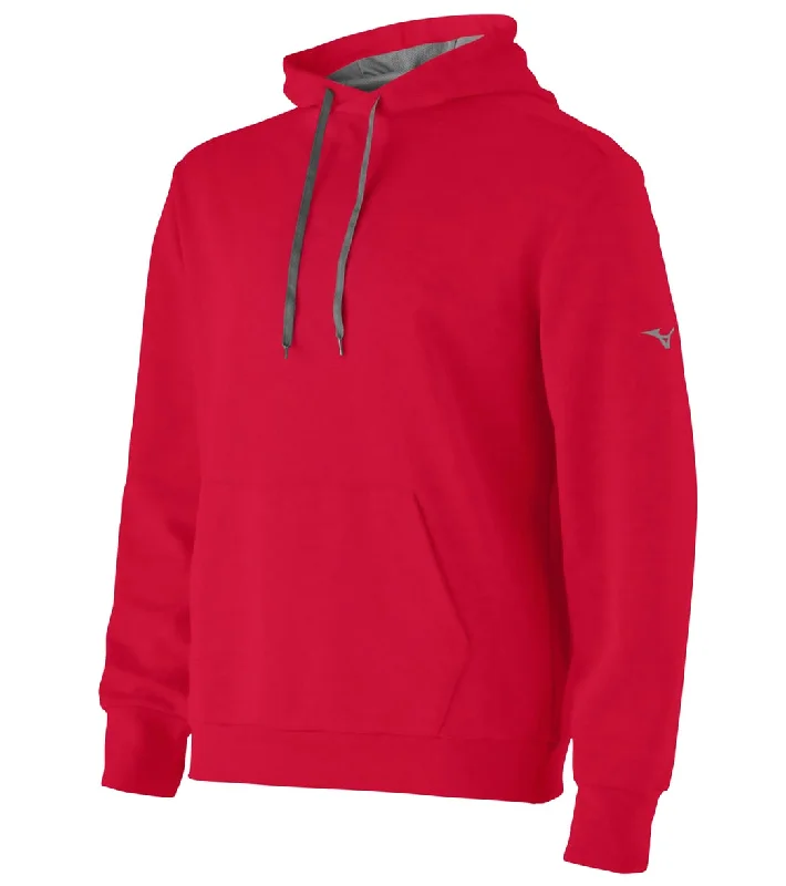 Mizuno Youth Challenger Hoodie Red Hoodie with Snap Buttons Easy Quick