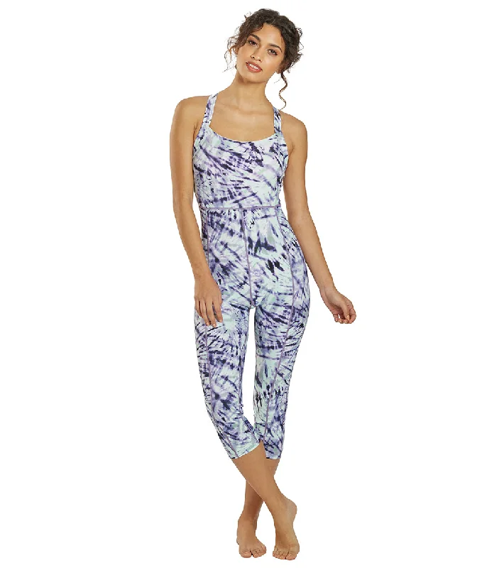 Sporti Active Moonlight Tie Dye One Piece Cropped Swim Unitard Modern High-Waisted Swimsuit Sporti Active Moonlight Tie Dye One Piece Cropped Swim Unitard Modern High-Waisted Swimsuit