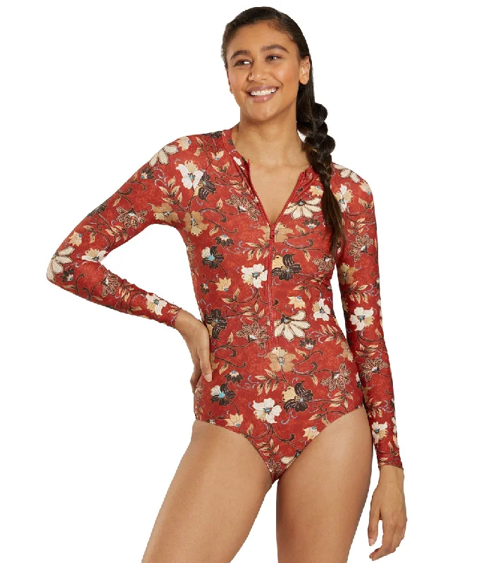 Sporti Active Vintage Bali Zip Front Long Sleeve One Piece Swimsuit Vintage Bali Plunge Back Swimsuit Sporti Active Vintage Bali Zip Front Long Sleeve One Piece Swimsuit Vintage Bali Plunge Back Swimsuit
