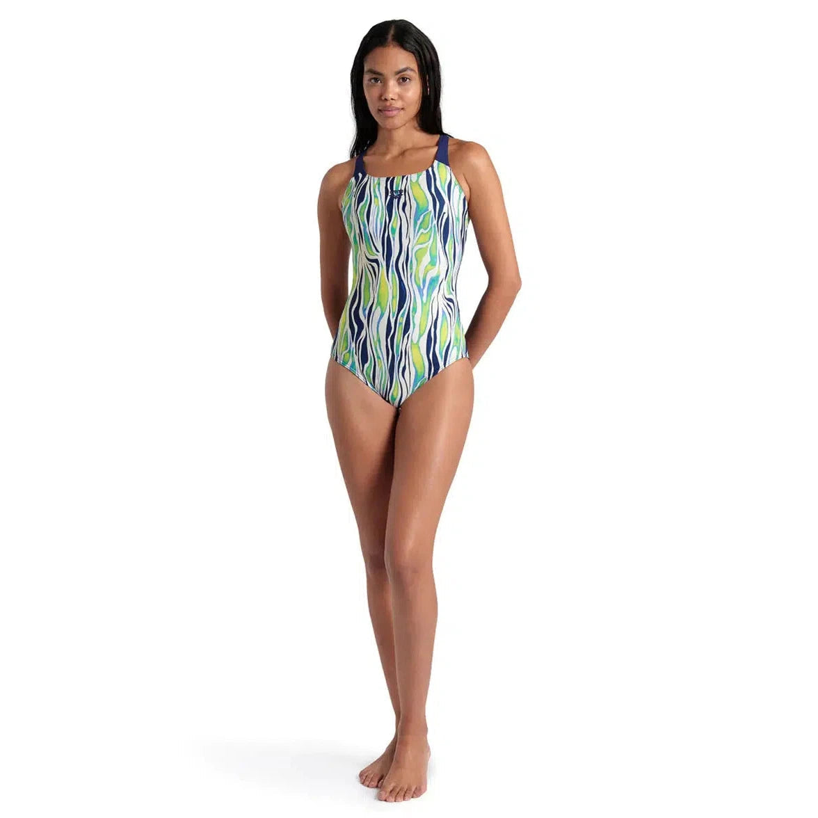 Arena Zebra Stripes Womens Swimsuit - Pro Back Bold High-Cut Bikini