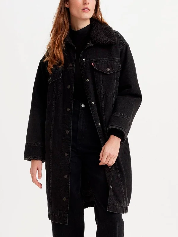 Longline Padded Trucker Come Back Jacket Hooded Jacket Caped Jacket Shawl Collar Jacket Longline Padded Trucker Come Back Jacket Hooded Jacket Caped Jacket Shawl Collar Jacket