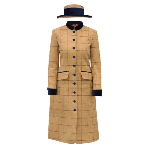Longline Wheatley Tweed Leaders Jacket / Dress + Hat Hooded Jacket Caped Jacket Shawl Collar Jacket Longline Wheatley Tweed Leaders Jacket / Dress + Hat Hooded Jacket Caped Jacket Shawl Collar Jacket