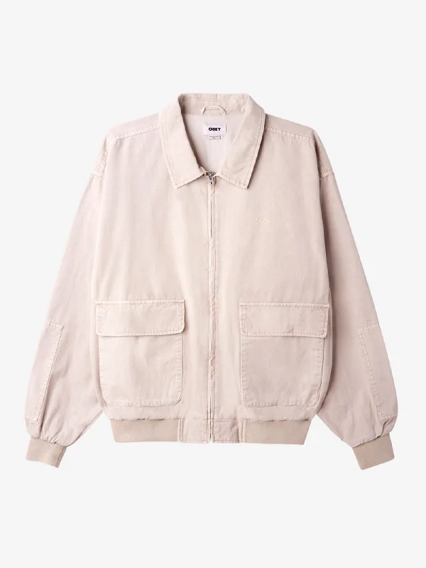 Obey Montreal Bomber Jacket Tiered Jacket Buttoned Jacket Zippered Jacket