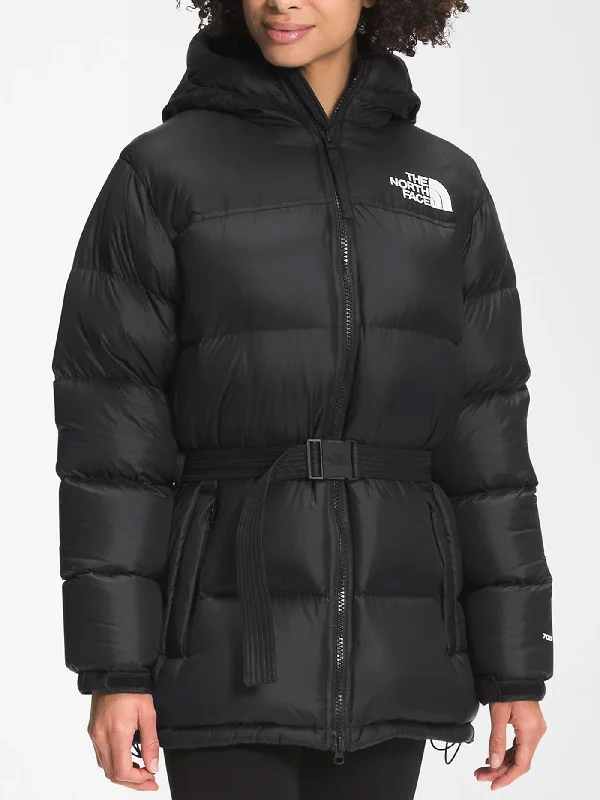 Nuptse Belted Mid Jacket Oversized Jacket Tailored Jacket Straight Jacket