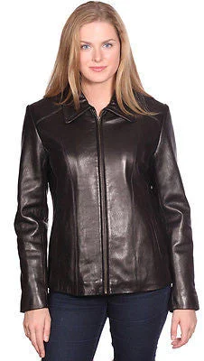 WOMEN'S SCUBA FRONT ZIPPER LEATHER JACKET NEW ZEALAND LAMB SKIN VERY SOFT Jersey Jacket Tulle Jacket Batik Jacket WOMEN'S SCUBA FRONT ZIPPER LEATHER JACKET NEW ZEALAND LAMB SKIN VERY SOFT Jersey Jacket Tulle Jacket Batik Jacket