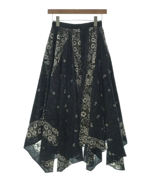 JEANASIS Long/Maxi length skirts tiered skirt playful