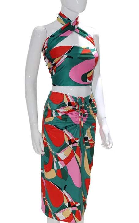 Amala Two Piece Skirt Set relaxed fit skirt