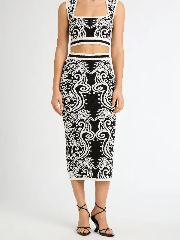 DOLCE PALMS SKIRT lace skirt delicate
