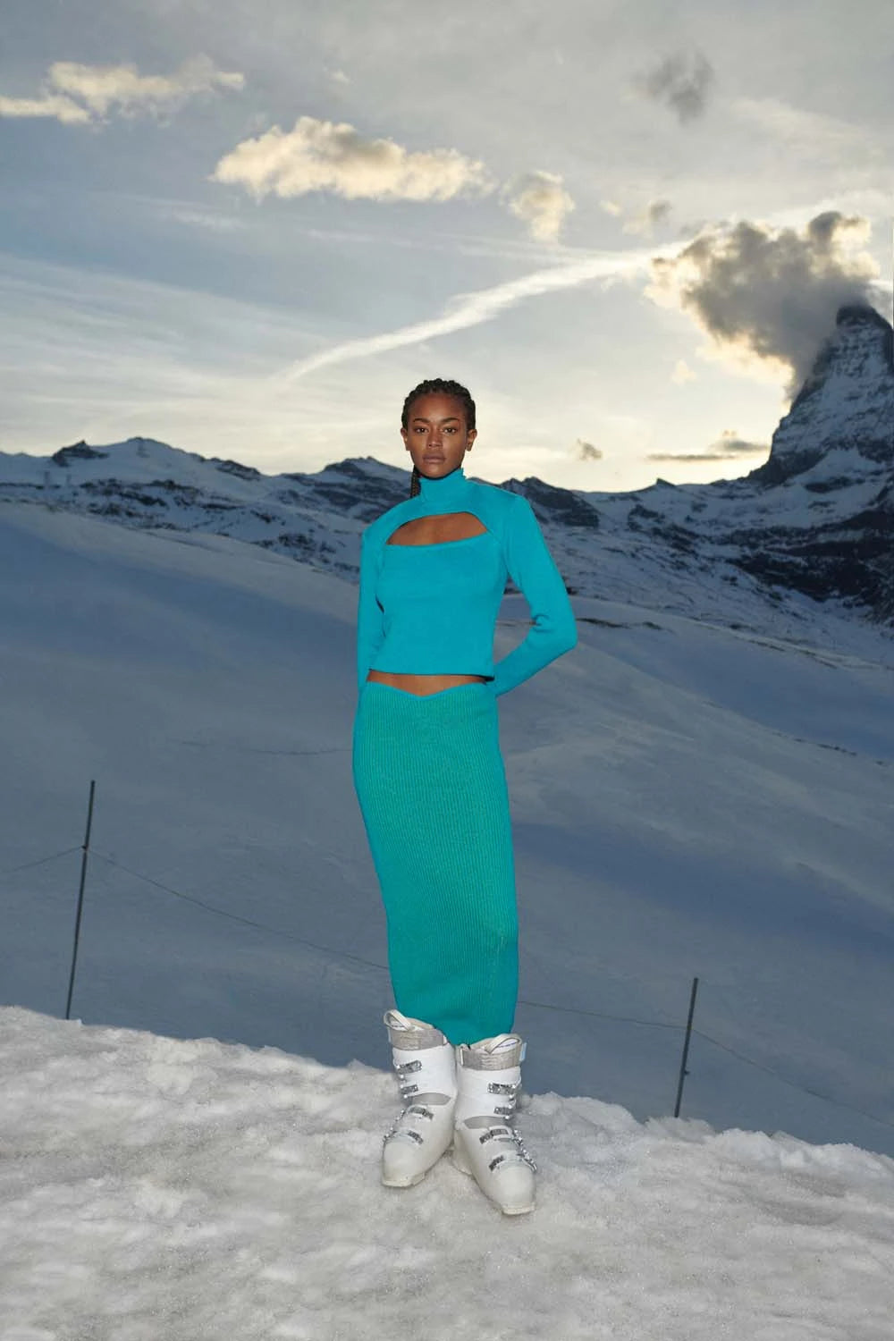 Lagoon Skirt leather skirt refined