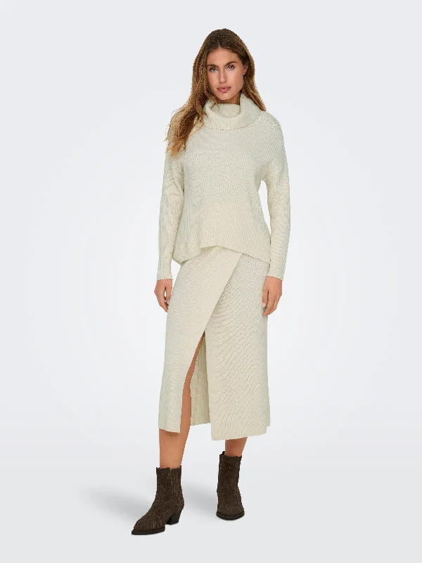 Katia Midi Knit Skirt wool skirt warm