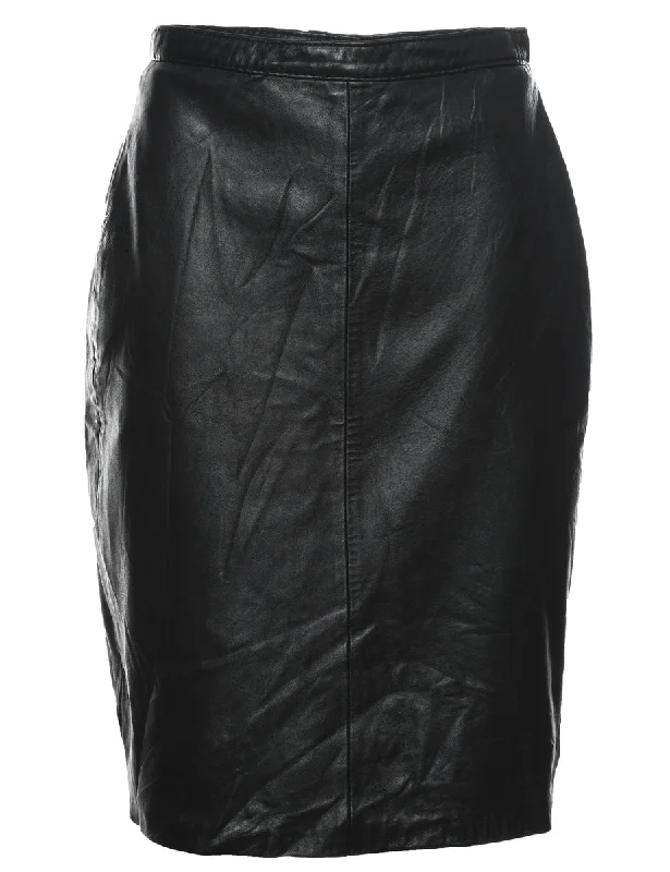Pencil Shape Skirt - M linen skirt relaxed