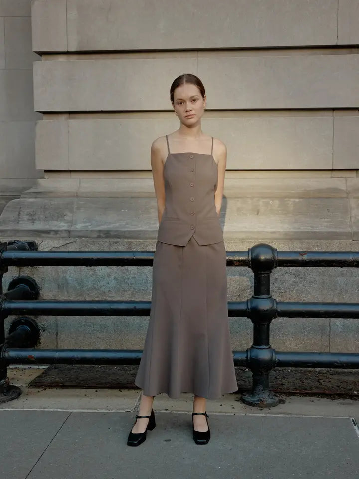 SELENE SKIRT high slit skirt