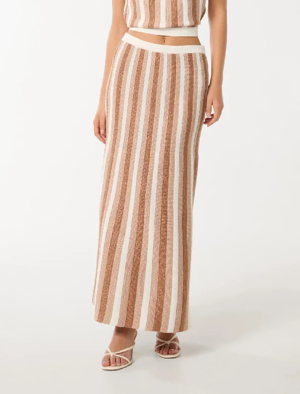 Tamara Knitted Co-Ord Skirt denim skirt stylish
